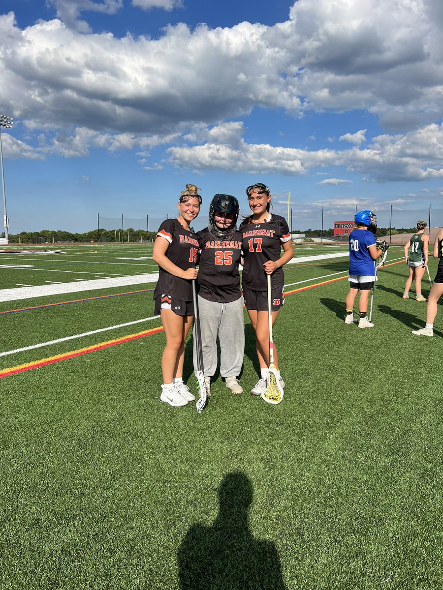 BarnegatGLax's tweet photo. Alyson Sojak, Giana Germano and Emilie Menegus in last nights Shore Conference Senior Jo All-Star game! https://t.co/I5yIY9jQeG