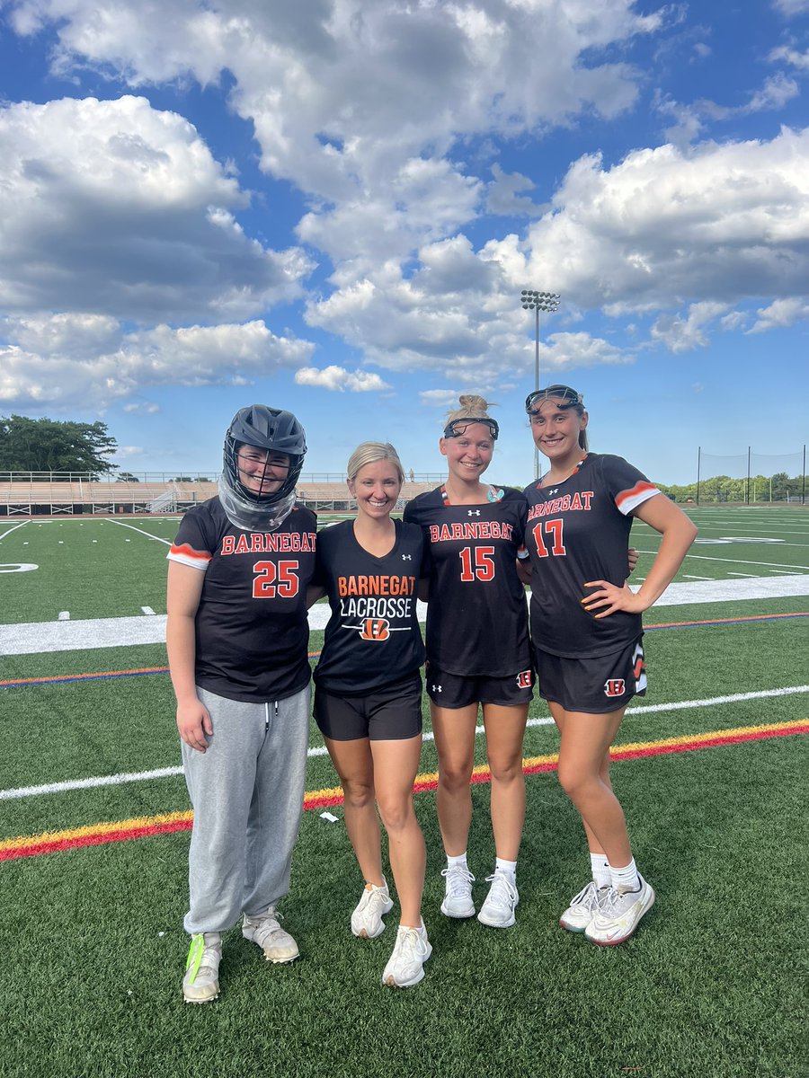 Alyson Sojak, Giana Germano and Emilie Menegus in last nights Shore Conference Senior Jo All-Star game!