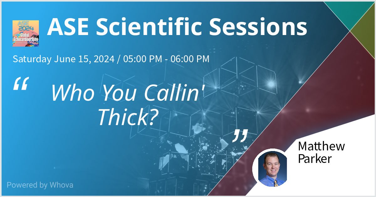 Matt Parker (@scratchedrecord) on Twitter photo <a href="/ASE360/">American Society of Echocardiography</a> Scientific Sessions: Who You Callin' Thick? Is going to be a high-energy, participatory game show— come join us! <a href="/KamuMaganti/">Kamu Maganti, MD</a> <a href="/dysanborn/">Danita Sanborn</a> <a href="/SNagueh/">Sherif F Nagueh</a> <a href="/ASE360/">American Society of Echocardiography</a> Scientific Sessions: Who You Callin' Thick? Is going to be a high-energy, participatory game show— come join us! <a href="/KamuMaganti/">Kamu Maganti, MD</a> <a href="/dysanborn/">Danita Sanborn</a> <a href="/SNagueh/">Sherif F Nagueh</a>