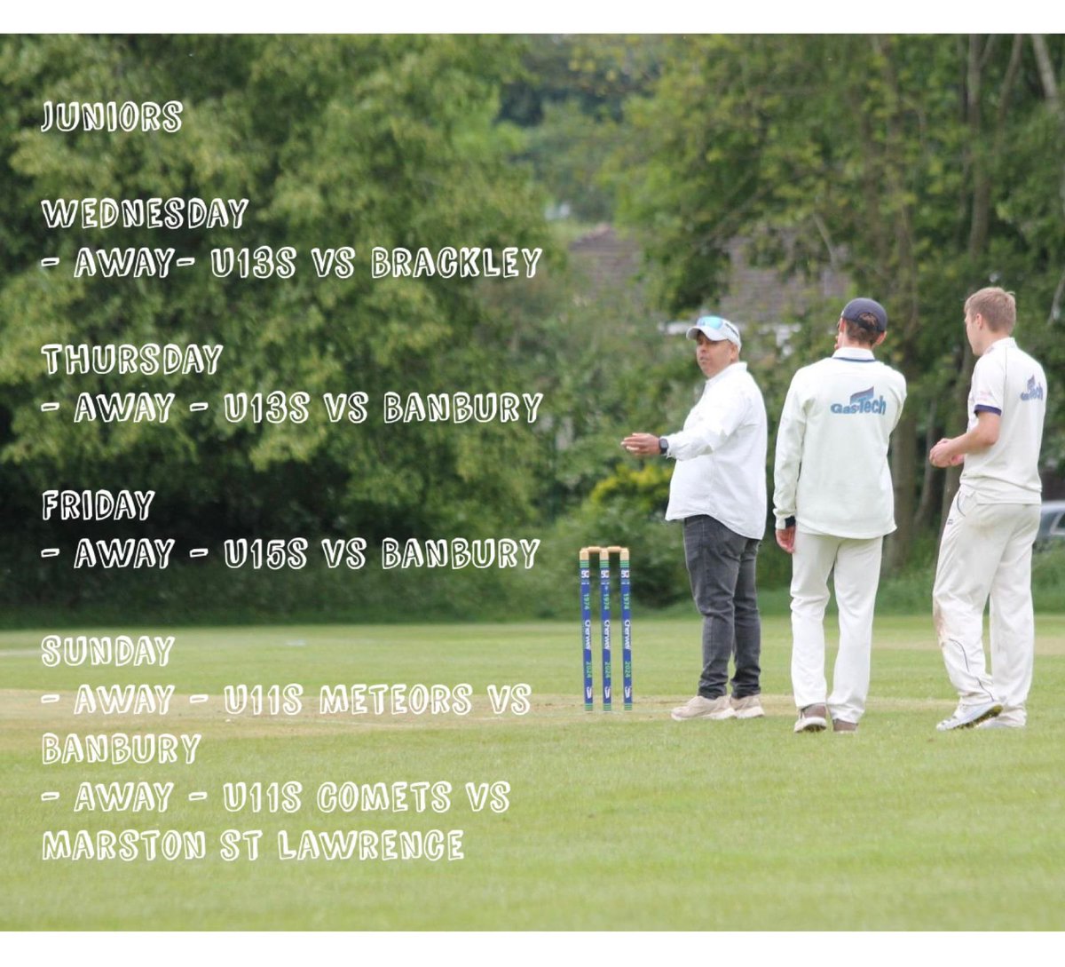 What’s on the week 👇🏏 #UTC #MCCC