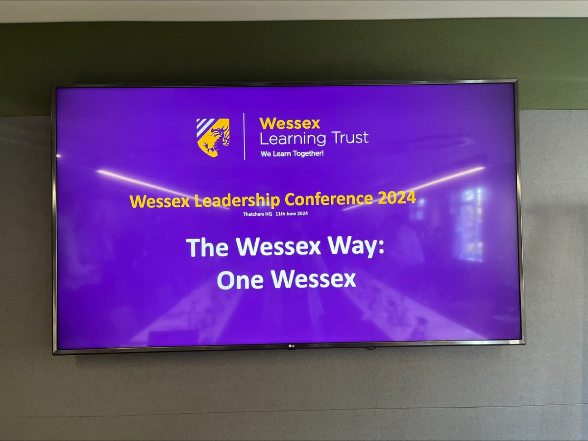 Our annual Leadership Conference for Trust Headteachers is well underway, thank you to local business <a href="/thatchers_cider/">Thatchers</a> for hosting us!

#leadershipconference #leadershipmatters