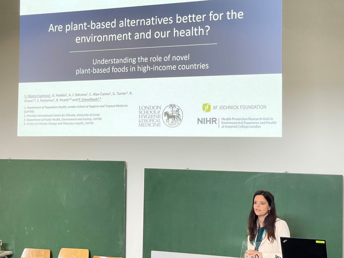 Centre on Climate Change & Planetary Health, LSHTM (@lshtm_planet) on Twitter photo "Novel plant-based foods show high potential for being a stepping stone in food system transformation."
<a href="/PaulineScheelb1/">Pauline Scheelbeek</a> presents findings from a review by <a href="/LSHTM/">London School of Hygiene & Tropical Medicine</a> researchers on plant-based alternatives <a href="/WWCS_summit/">What Works Climate Solutions Summit</a>.
Read more about the study 👉 bit.ly/3UypwPg "Novel plant-based foods show high potential for being a stepping stone in food system transformation."
<a href="/PaulineScheelb1/">Pauline Scheelbeek</a> presents findings from a review by <a href="/LSHTM/">London School of Hygiene & Tropical Medicine</a> researchers on plant-based alternatives <a href="/WWCS_summit/">What Works Climate Solutions Summit</a>.
Read more about the study 👉 bit.ly/3UypwPg