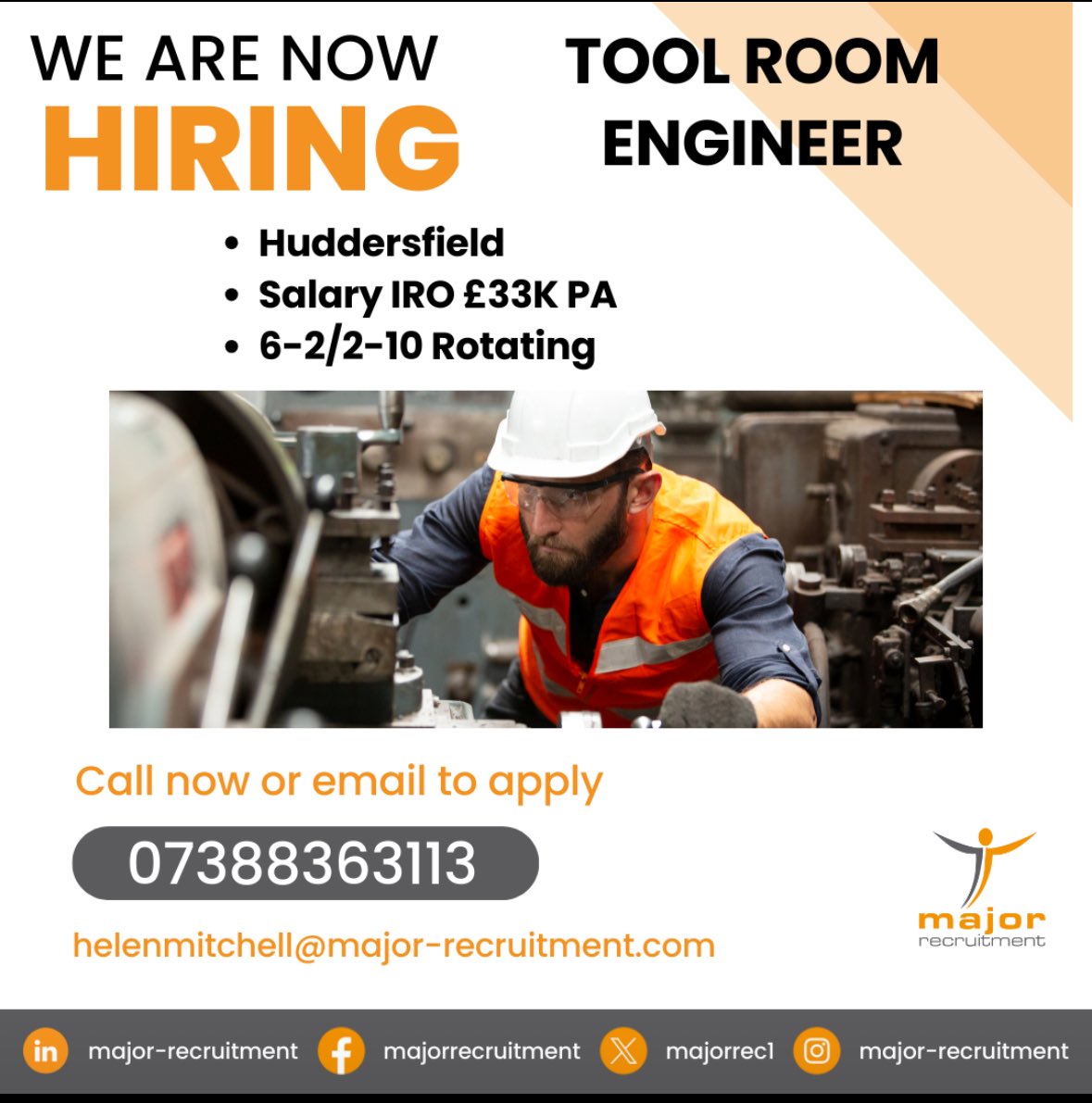 H_Bomb82's tweet image. I am recruiting for the role below - please spread the word &amp;amp; get in touch for more info.

#hiringnow #toolingengineer #toolroomengineer #toolroomtechnician #huddersfieldjobs #ukmanufacturing #ukengineering 

@MajorRec1