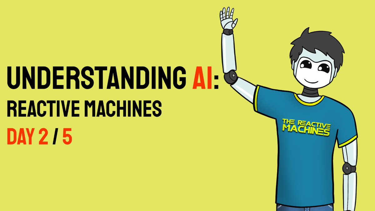 AiAimery's tweet image. Day 2 of our AI journey into the world of Reactive Machines starts NOW! Join me, Aimery, as we explore how these AI taskmasters are reshaping industries with unmatched precision and power! 🧵 #AI #ReactiveMachines ⬇️