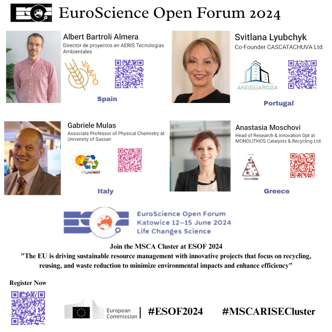 Join us at ESOF 2024 as Dr A. Bartoli unveils VALZEO's groundbreaking approach to sustainable resource management. Discover how we're transforming rice husk ash into innovative materials for clean water and biofuel. Witness the future of green technology #ESOF2024 #VALZEO #MSCA