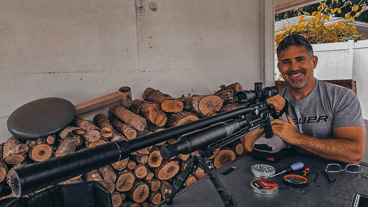 PyramydAIR's tweet photo. Check it out! Steve Scialli from Airgun Exploration &amp; Advancement Channel tests slugs and pellets in his @AirVenturi Avenge-X at 50 and 100 yards. Check out https://t.co/h86ine4ZdB to see for yourself!
#AEAC #HookedOnAir #PewPew #PewPewLife https://t.co/W173pXxKig