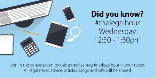QMP_App's tweet photo. ⚖️Did you know, we host #TheLegalHour every #Wednesday from 12.30-1.30pm?

🗣️If you're free, why not join us and catch up on the latest #legalnews and #legalblogs? ☕ https://t.co/vowc7T7qbN