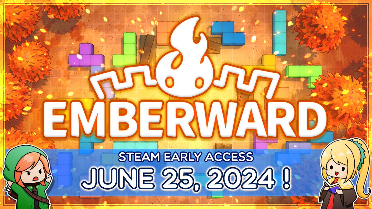 ReficGames's tweet photo. 🔥 BIG ANNOUNCEMENT!! 🔥

Emberward is coming to Steam Early Access on June 25th! 

Check out what's coming at launch in the roadmap below. ⬇️ https://t.co/qdkAyf08Qr