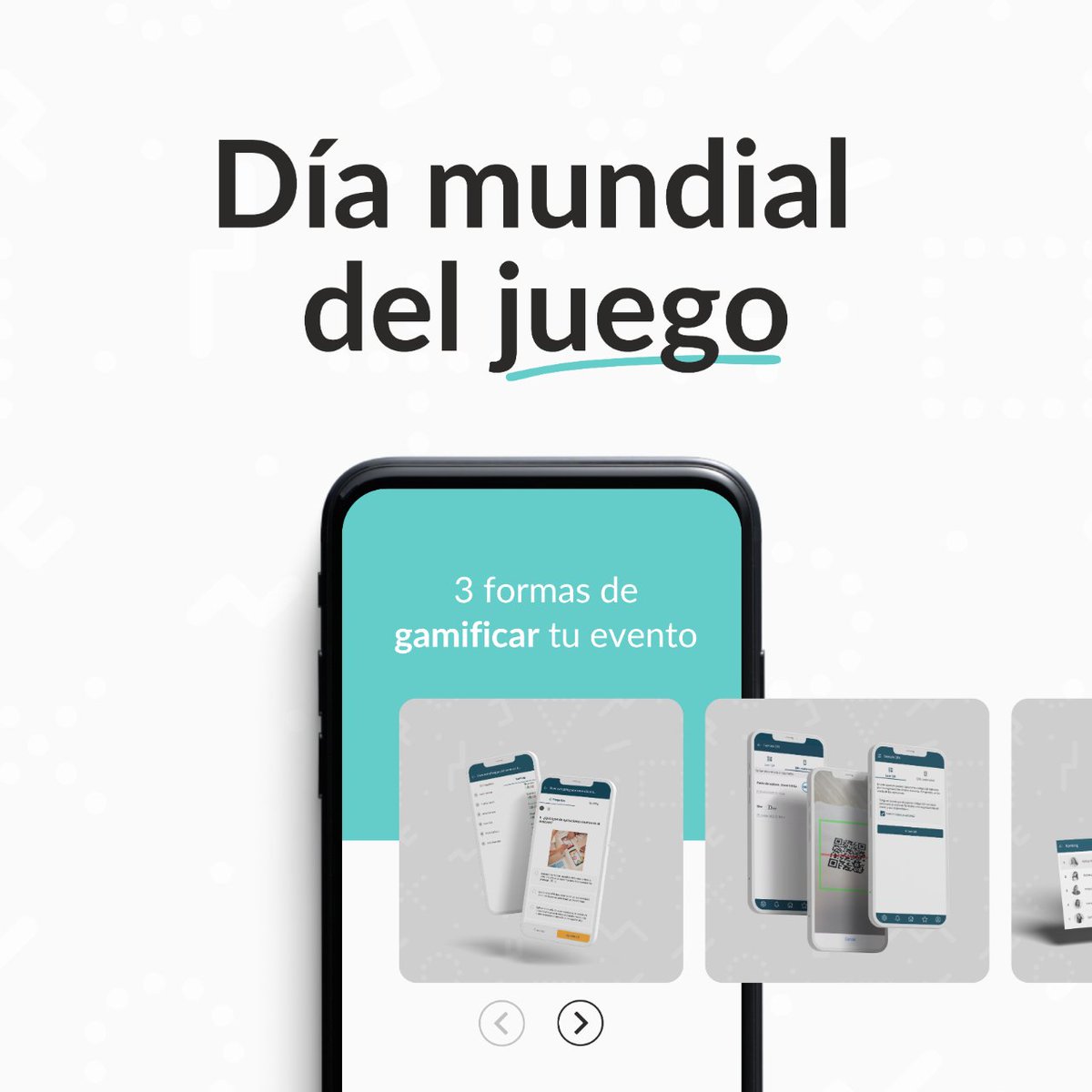 eventoolcom's tweet photo. 🎉 Hoy celebramos el Día Mundial del Juego. En Eventool, ofrecemos gamificación para mantener a los asistentes comprometidos:
🎮 Quiz
📍 Lead Retrieval
🏆 Juegos
👉 Más información: https://t.co/f10Dt3CLpt
#DíaMundialDelJuego #Gamificación #EventosInteractivos #Eventool https://t.co/uWXNI2bRaJ