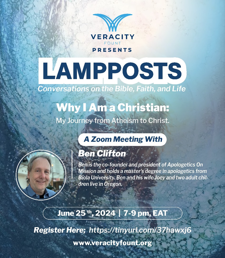 Nkajunwa's tweet photo. Our journeys to Christ are different and unique. This month, Lampposts brings you a personal story of an atheist who met Christ, and his reasons to believe.

Register and Share: https://t.co/sc3O5OSxTK https://t.co/MJ9xWRJb2k