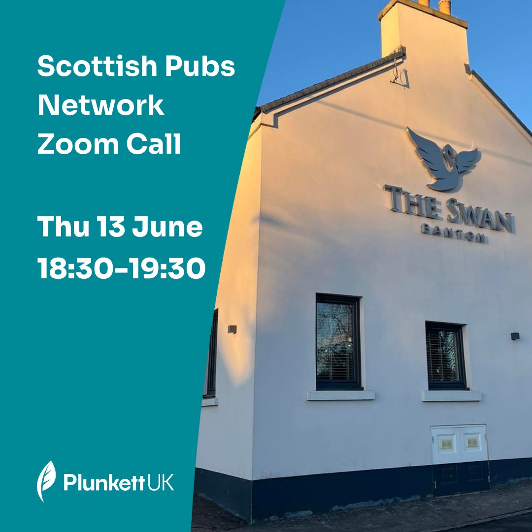 Plunkett UK (@plunkett_uk) on Twitter photo 🍻Calling all Scottish community pub groups! Join this Thursday's FREE networking Zoom call!
Hear from <a href="/CommSharesScot/">Community Shares Scotland</a> Katie Little-Sadler on their ambitious new Democratic Finance Programme. Plus share ideas, experiences & practices.
Find out more here:
plunkett.my.site.com/Eventsportal/s… 🍻Calling all Scottish community pub groups! Join this Thursday's FREE networking Zoom call!
Hear from <a href="/CommSharesScot/">Community Shares Scotland</a> Katie Little-Sadler on their ambitious new Democratic Finance Programme. Plus share ideas, experiences & practices.
Find out more here:
plunkett.my.site.com/Eventsportal/s…