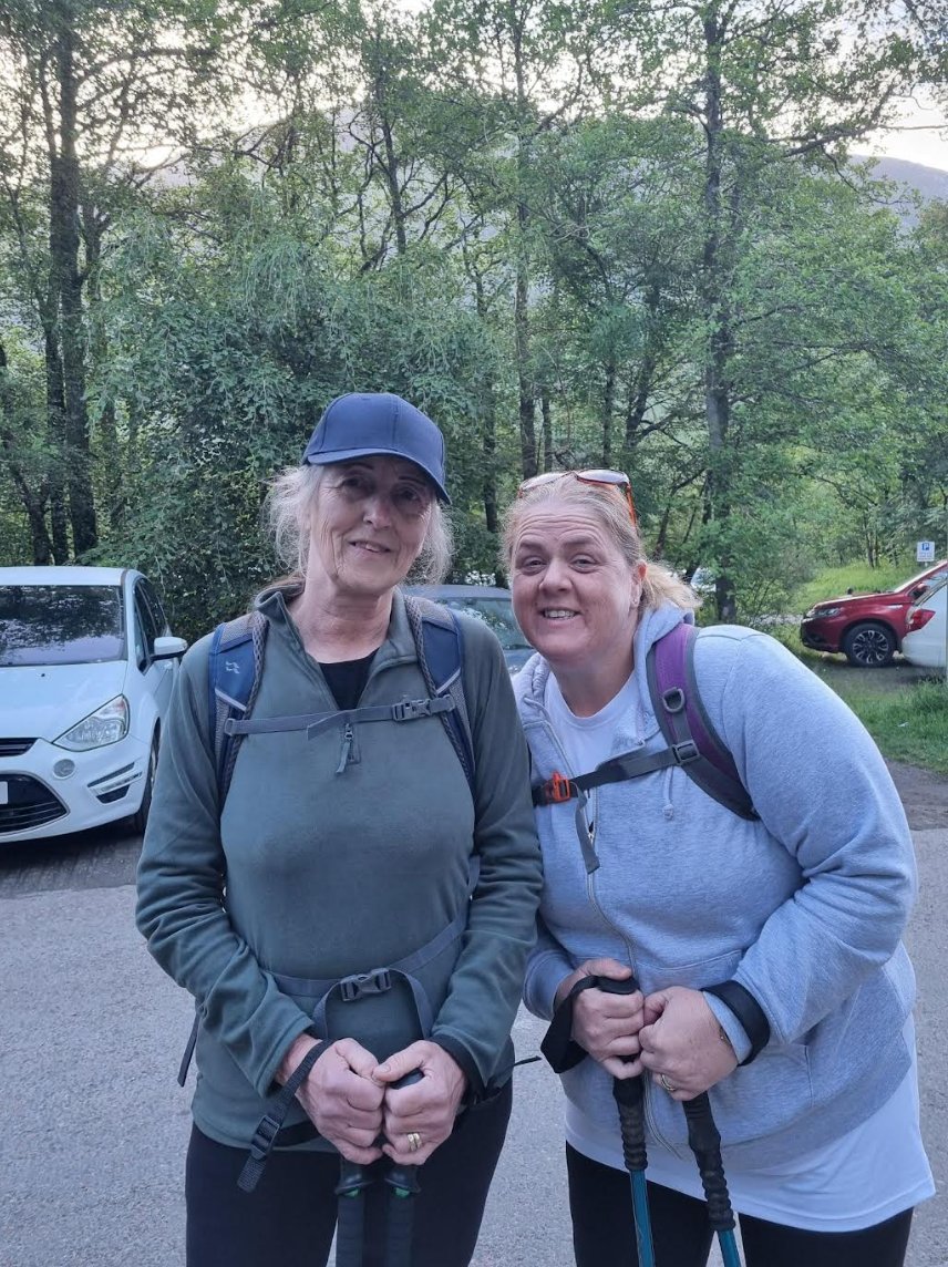 A huge thank you to Lucy and Aggie from Wisteria House  Residential Home #Uppingham for hiking up Ben Nevis to support Dying Matters in Rutland!  We can't thank you enough!