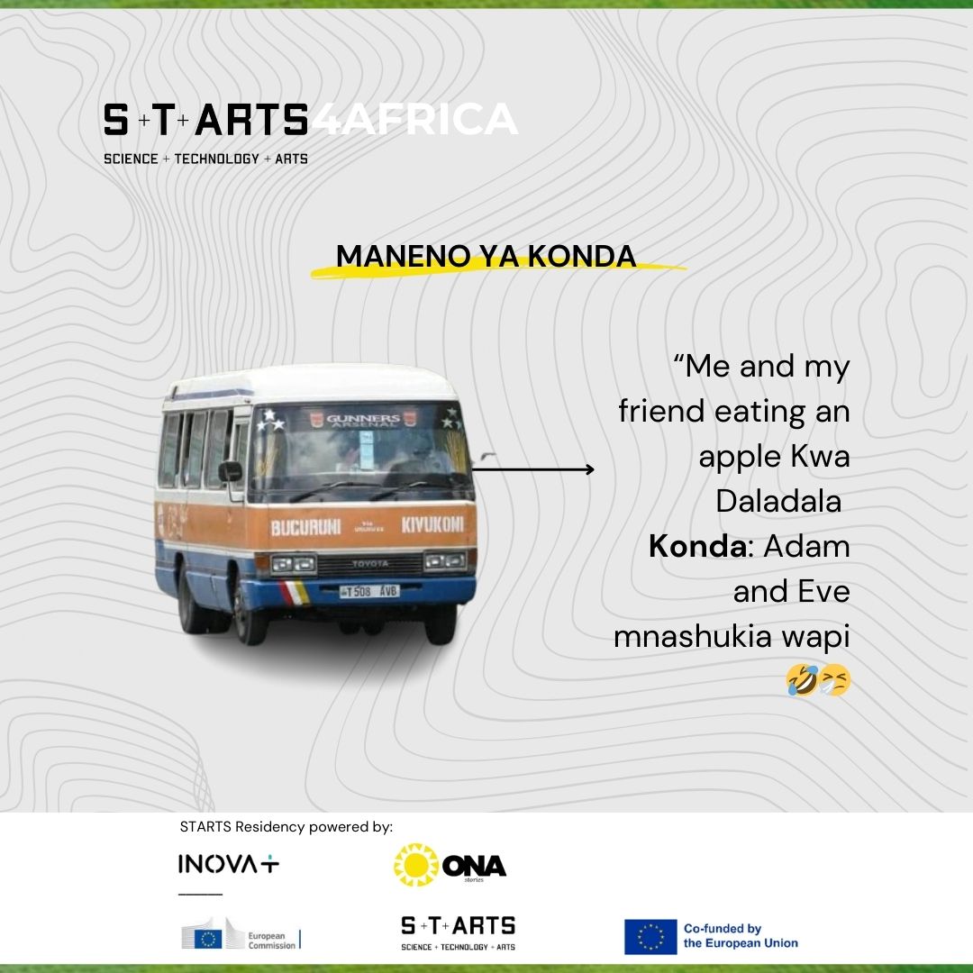 OnaStories's tweet photo. Neno gani umewahi kusikia au kuambiwa na konda kwenye Daladala 😅

#starts4africa #Onastories #onakesho #Utanzania #daladala https://t.co/DXUZIBT3gJ