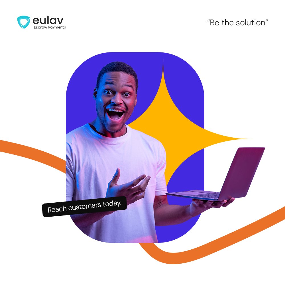 eulav_io's tweet photo. Eulav cares about your small businesses and services.

And thanks to our amazing features, you can reach more customers today.

Visit https://t.co/b318sTOSQO to get started.

#eulav #escrowservices #seamlesstransactions #eulavworkshop  #safetransactions https://t.co/yuCouOf2fM