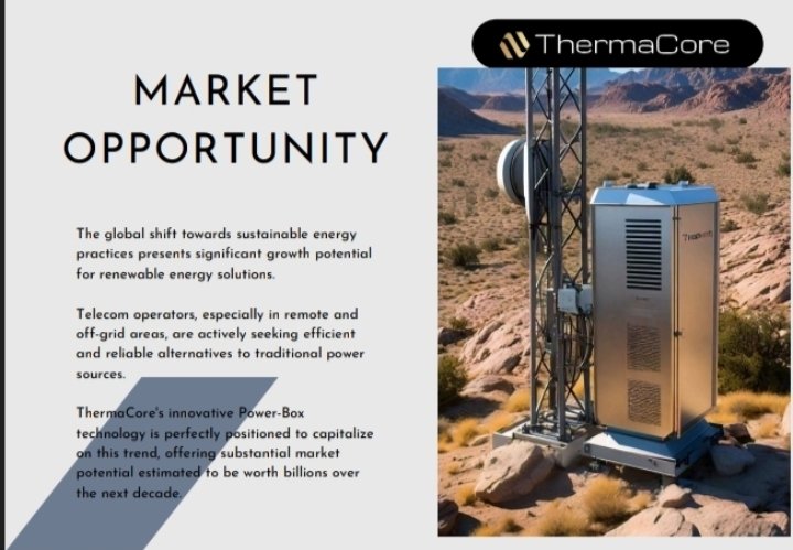 REHOStech's tweet image. ThermaCore Renewable Technologies - Ambient heat powering our future

Cost-effective baseload renewable dispatchable power generation.

thermacore.com.au

#renewables #cleantech #innovative #BreakingNews‌ #energy #TechRevolution #technologies