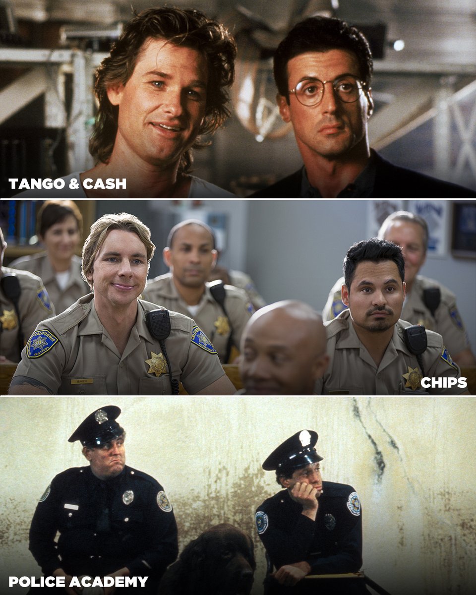 WarnerBrosUK's tweet image. Dynamic duos 🤝

Only one can save you, who are you counting on?⬇️

#TangoAndCash #CHiPS #PoliceAcademy