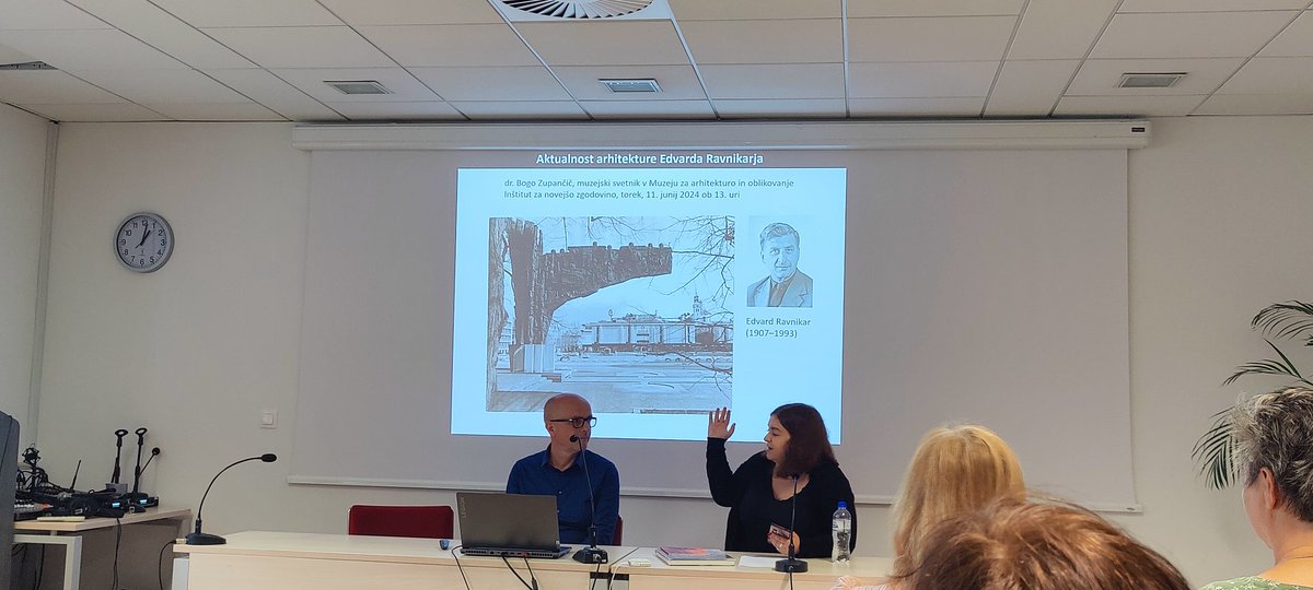 Začeli smo!
Bogo Zupančič: »Aktualnost arhitekture Edvarda Ravnikarja«
Zoom povezava: inz.si/sl/Dogodki/Bog…