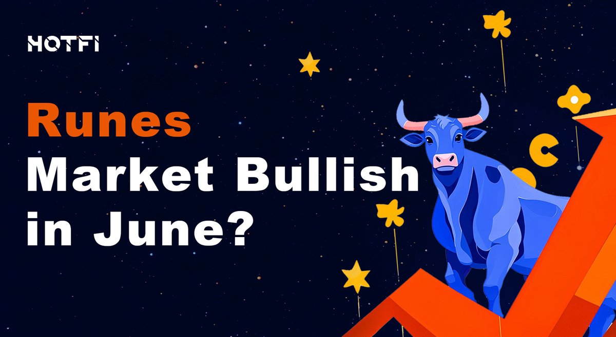 Will the #RUNES market bull run return in #June? 📈

Get ahead and trade your favorite runes with #HOTFI now!👉hotfi.io

$HOTX #BTC #BRC20 #DeFi