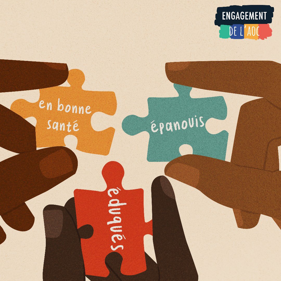 Des adolescents et des jeunes préservés des grossesses précoces et
non intentionnelles 🤰, du SIDA 🎗, et des violences ♂️ peuvent
contribuer au bien-être de leur
communauté💪. 

#EngagementAOC #LéducationSauveDesVies #Anniversaire1an