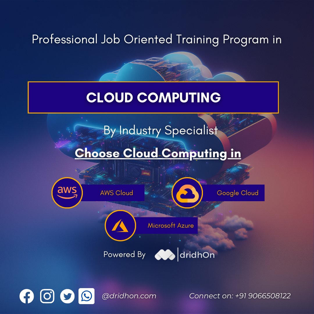 DridhonE's tweet image. Join dridhOn&apos;s Cloud Computing Course with placement and #webdevelopmentCertification:

bit.ly/3Z5wco6

#aws #azure #gcp #amazonwebservices #amazon #google #cloudservices #googlecloud #kubernetes #cloudmigration #training #cloud #clouds #personaltraining