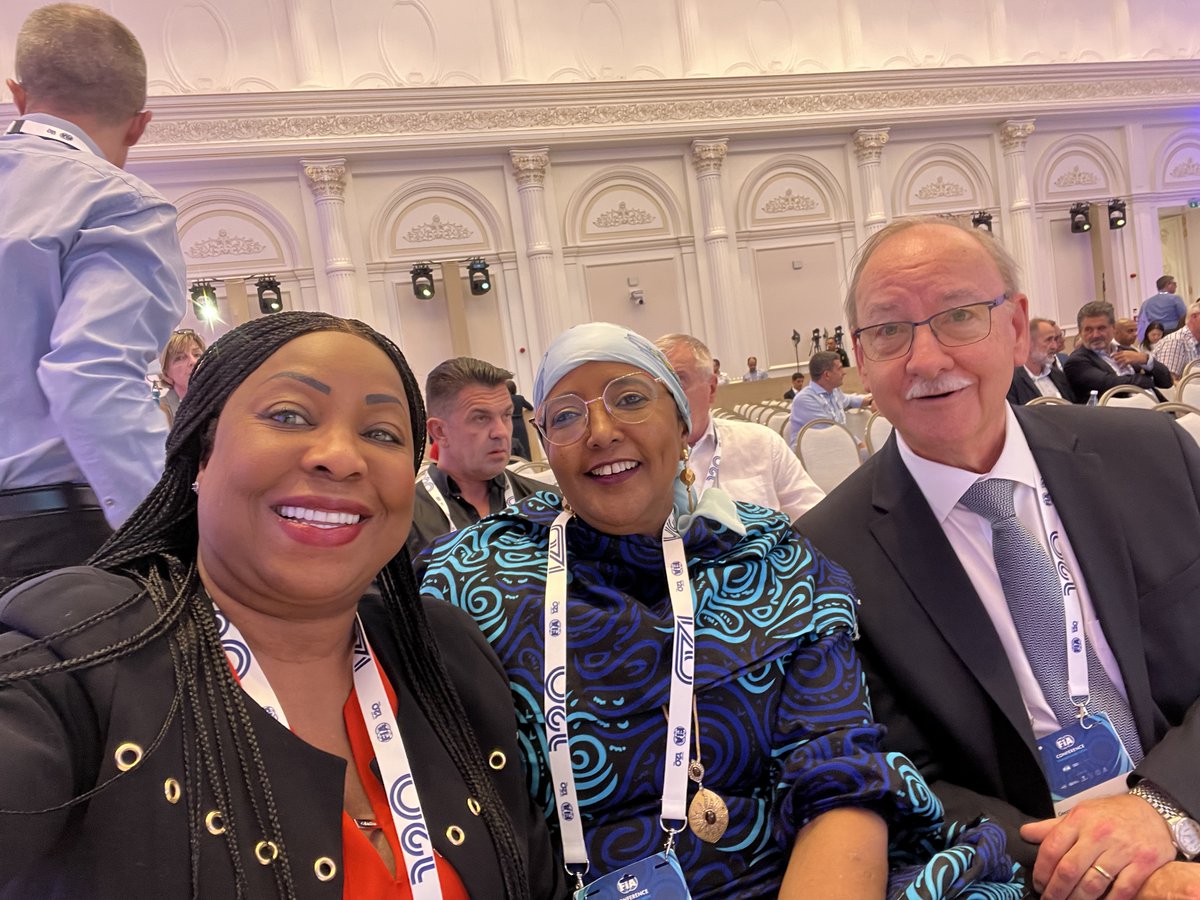 Official Opening Ceremony for the <a href="/fia/">FIA</a> Conference Samarkand 2024 about to begin.
(Yes, some of us have been working and meeting here since yesterday)
Honored to be sitting next to Amina Mohamed ⁦<a href="/tradenif/">tradenif</a>⁩ and Fatma Samoura ⁦<a href="/fatma_samoura/">Fatma Samoura</a>⁩