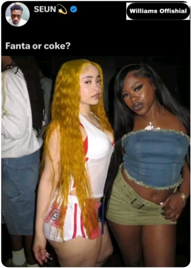 Choose one..fanta or coke??