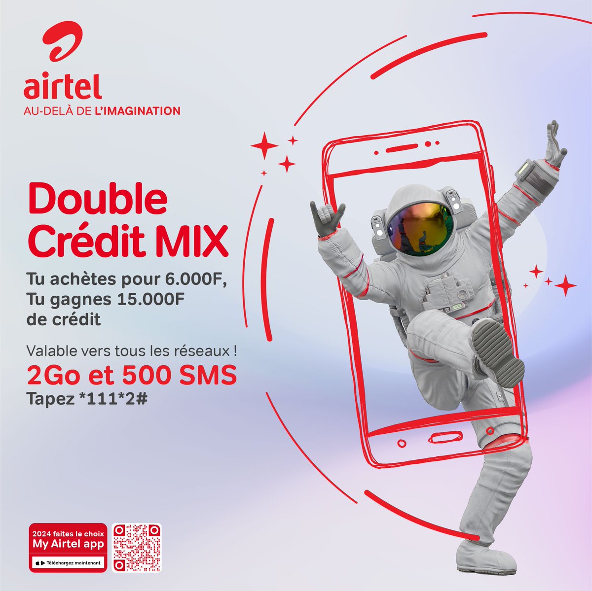 Si toi aussi tu as transféré le crédit du téléphone de ton père vers le tien et que tu as attendu que le message arrive pour le supprimer, collègue on a réunion à 18H.
#AirtelGabon #DoubleCréditMix #Issiki_Ga