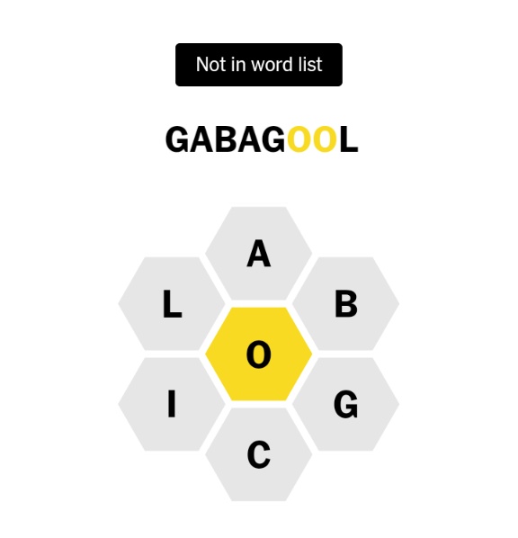 HessMatthias's tweet image. Clearly @NYTGames has never been to Brooklyn 🧐
#gabagool #SpellingBee #notinwordlist