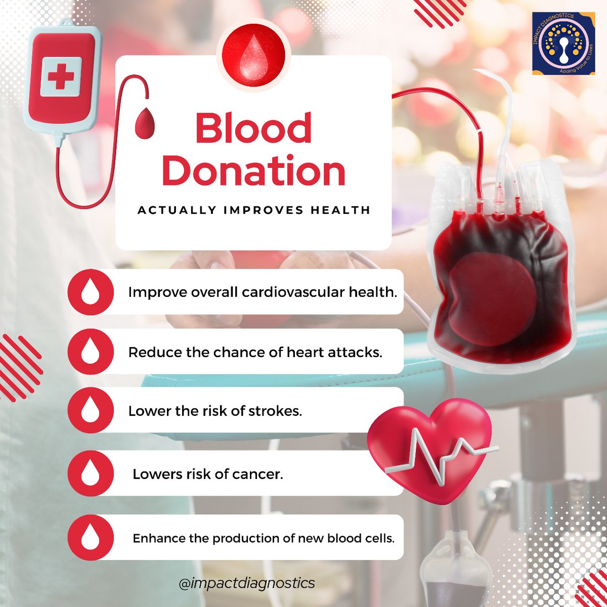 ImpactlabKkd's tweet photo. Benefits of blood donation https://t.co/f52LJuIuDM