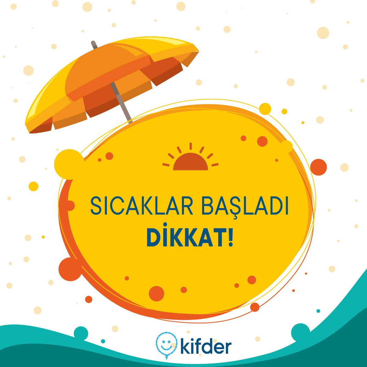 🌞Yazla birlikte artan hava sıcaklıklarının, önümüzdeki günlerde mevsim normallerinin üzerine çıkacağı bildirilmekte. 

💧KFlilerde tuz ve su kaybına dikkat edilmesi, ilave tuz miktarlarının doktorlarıyla tekrar planlanmasını hatırlatırız. 

<a href="/kfsesimizol/">KistikFibrozisİçinSesimizOl</a> #birliktegelecekmümkün