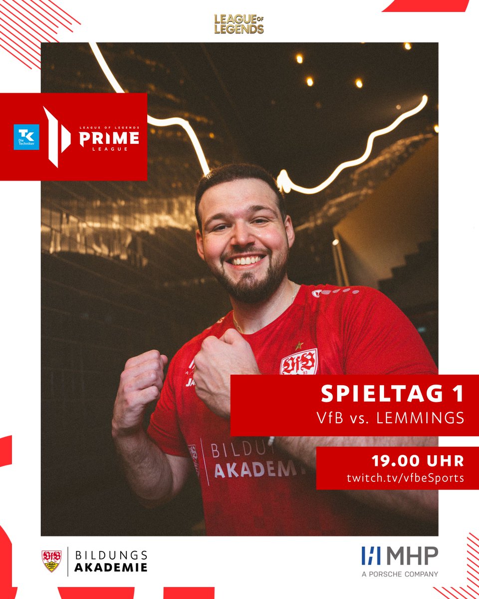 🔥MATCH-DAY🔥
Heute bestreiten wir das erste Match in der Kluft! 
Seid dabei, wenn wir Minions statt Bälle schießen.🧙‍♂️

🕐 Live ab 18:30 
 🎙 <a href="/HudiniiGG/">Hudinii</a> &amp; <a href="/ArneBtw/">BtwArne</a> 
📺 twitch.tv/vfbesports

#TKPRM