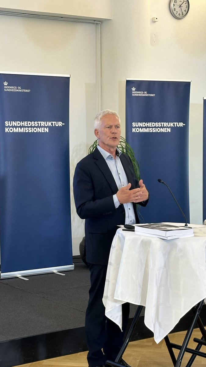 Kommissionen lancerer sin rapport på pressemødet på Holbæk Sygehus. 6 tværgående anbefalinger og 3 forslag til forvaltningsmodeller, der skal ruste sundhedsvæsenet til fremtiden.

Læs mere her: ism.dk/temaer/sundhed…