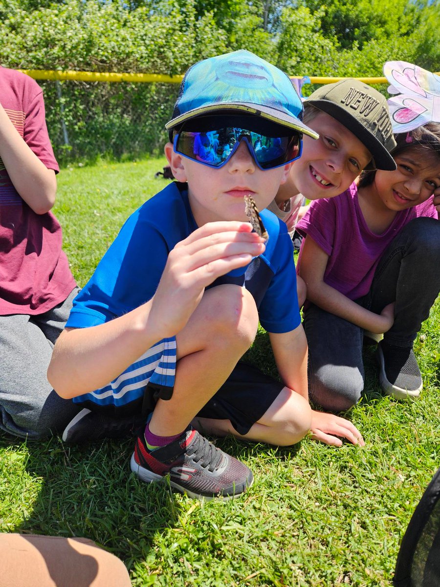 A few Grade 2 butterfly release photos.