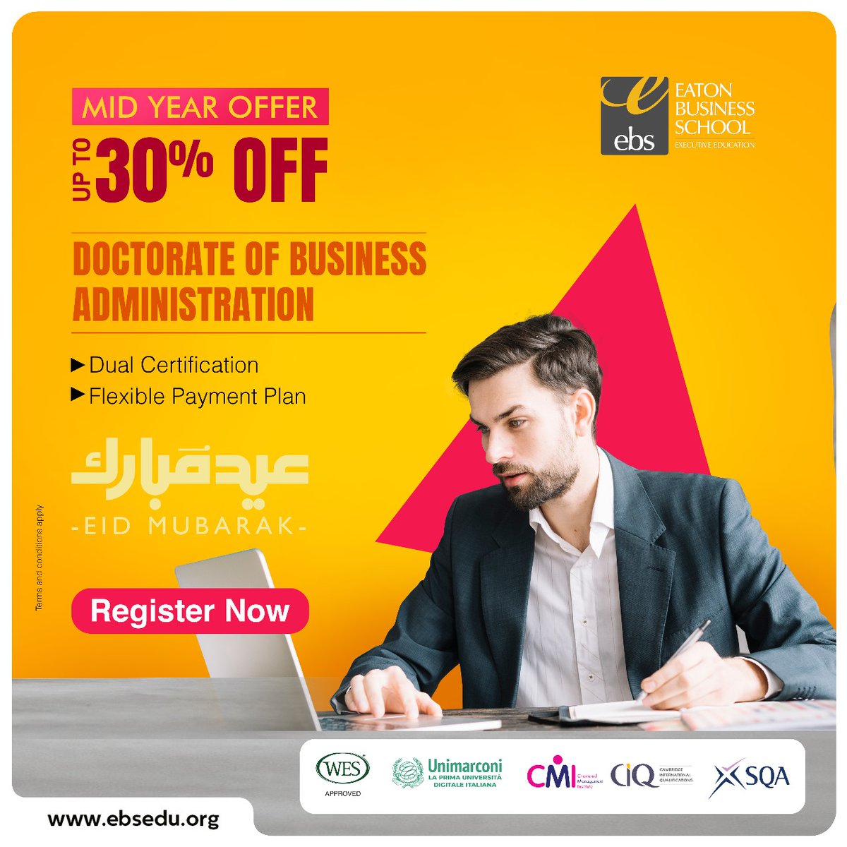 Take advantage of these magical offers from Eaton business school. Reach out on 0702 060 080
