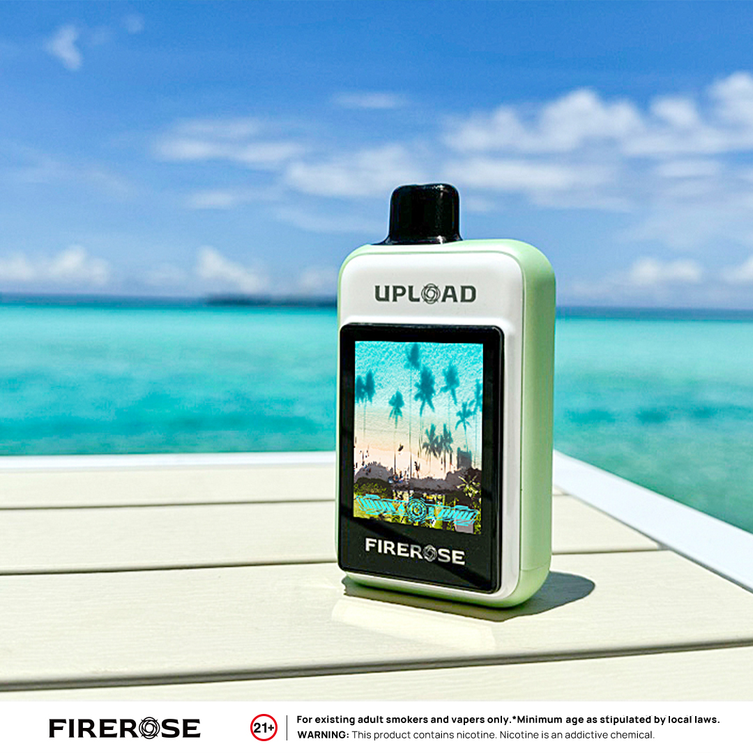 Get the summer leisure time on the beach😊
.
🟧Main Features:
-Replaceable screen
-App control
-Dual mesh coil
-Vibration indication
-Up to 25000 puffs
.
More details:
firerosetech.com/products/uploa…
.
#fireroseupload #firerose #firerosetech #vape