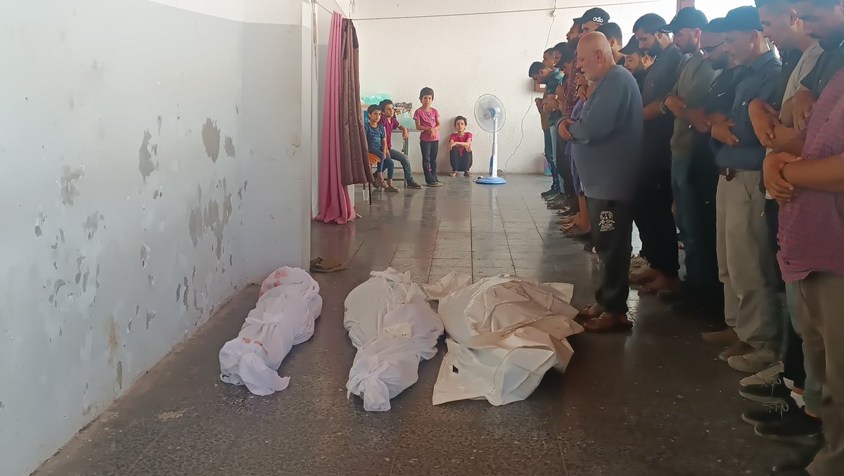 QudsNen's tweet photo. A crime reported by @EuroMedHR today.

Incident: The Israeli military bombed a residential apartment where citizens were gathered to receive food aid.

Time: Approximately 10:00 AM today.

Location: Al-Zaytoun neighborhood, near Al-Madhoun Supermarket.

Type of Attack: Missile launched from an F-16 fighter jet.

Casualties: Three individuals were killed, identified as Talat Moumen Mohamed Al-Maghribi (31), Rafiq Ghassan Rafiq Odeh (9), and Mujahid Diab Khamis Jibril (14). Around 15 others, including women, children, and the elderly, were injured, with their injuries described by medical sources as moderate.

Eyewitness: One of the injured, Mohamed Riyad Al-Dahdouh (38).