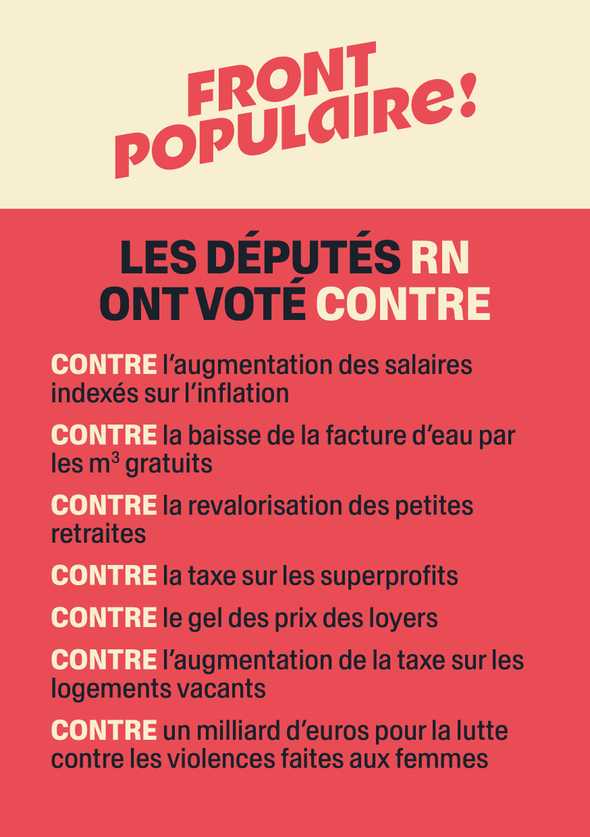 DiscordGauche's tweet photo. Le RN est une fraude : fraude sur les salaires, fraude sur le pouvoir d'achat, fraude sur les retraites. 

Leur programme ? Celui de Macron et du grand patronat.

La solution : voter pour le Front Populaire. https://t.co/aW28O614Hu