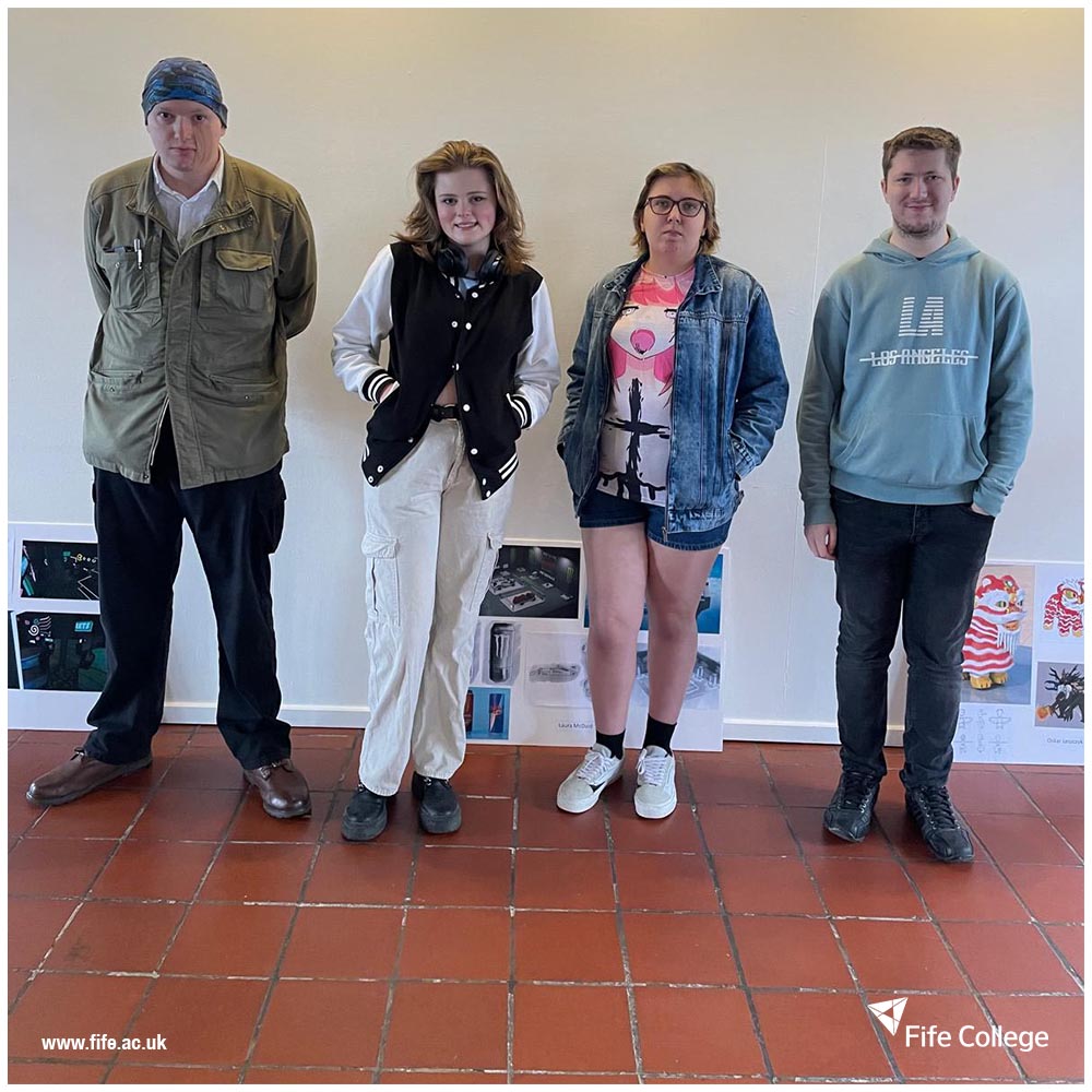 fifecollege's tweet image. 🖥️ Come and view the work of our incredible HNC and HND 3D Computer Animation students at the Fire Station Creative in Dunfermline. 

The exhibition is free to visit and runs until 30 June.

Want to learn more about our 3D Computer Animation courses? 
🔗 bit.ly/3bk1ssr