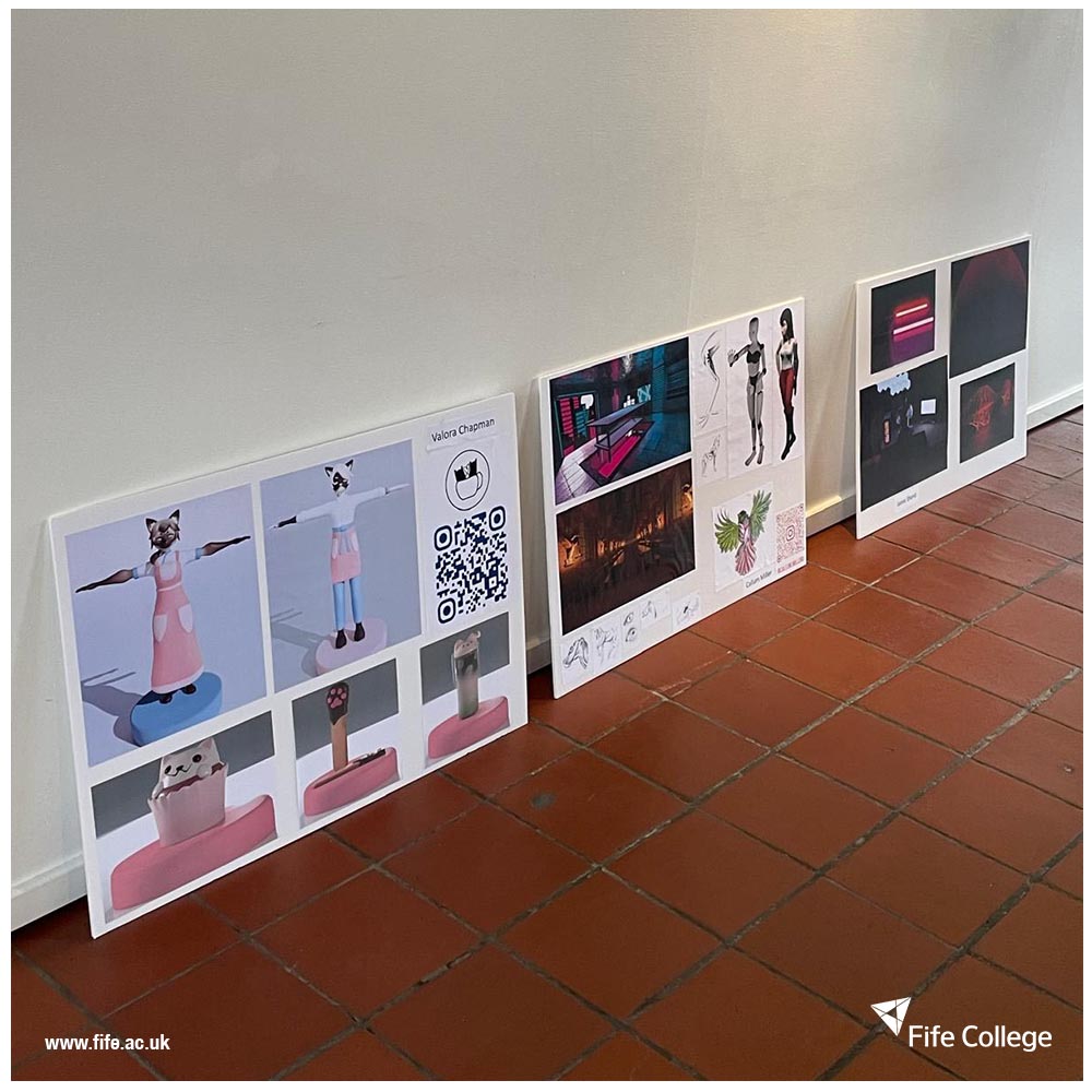 fifecollege's tweet image. 🖥️ Come and view the work of our incredible HNC and HND 3D Computer Animation students at the Fire Station Creative in Dunfermline. 

The exhibition is free to visit and runs until 30 June.

Want to learn more about our 3D Computer Animation courses? 
🔗 bit.ly/3bk1ssr