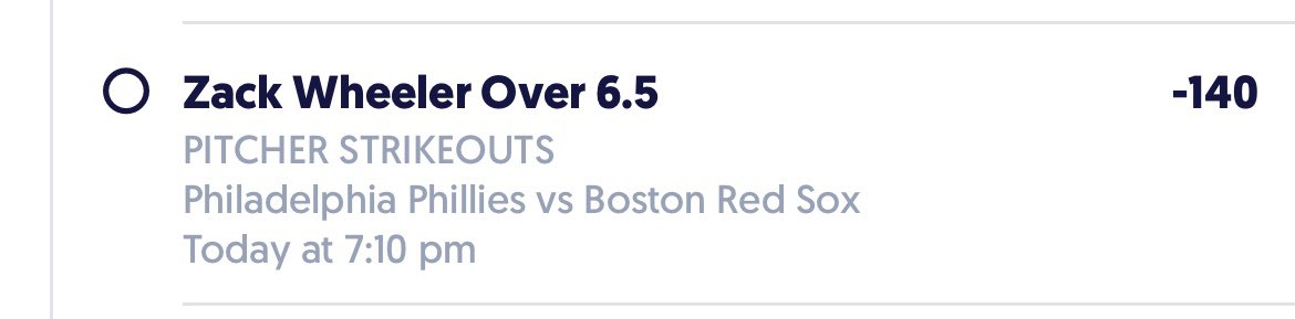 wills_props's tweet photo. Fliff MLB Prop⚾️

Zack Wheeler Over 6.5 Strikeouts 🌟
(-140 Fliff 🧪) 3u🐳

This play looks way too free

Like + Retweet so we keep chasing together 💪

#Apple #MLB #NBA #Draftkings #Prizepicks #Fanduel #WWERaw #IOS18 #WWDC24 #Lakers #Parlay #Free #Pickd #GamblingX #Trump #Biden https://t.co/1na9VmUuzu