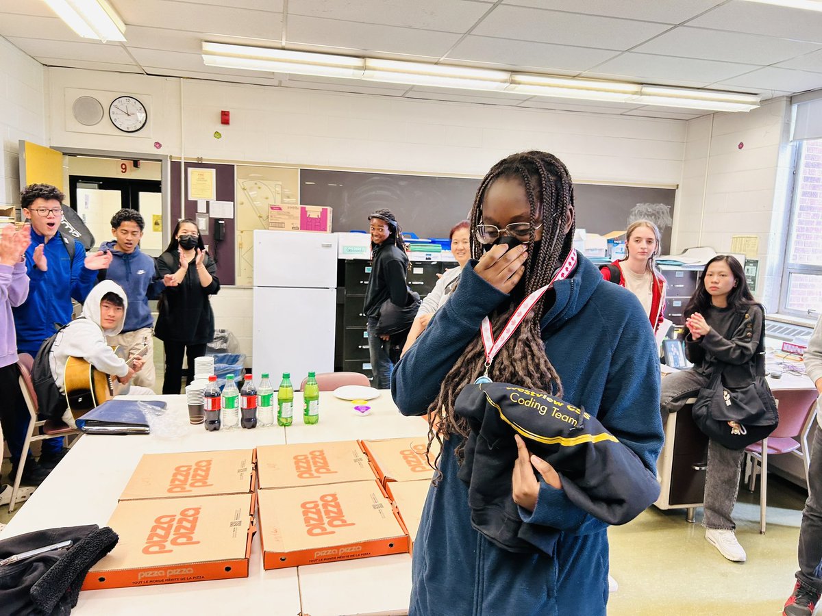 Congrats to our Waterloo Math and Computer Contest participants and winners!!! Tyler received the School Champion Award for the Waterloo Math Contest, Inioluwa earned the CIMC Honour Award, Henry and Rathanuck received the CICC Honour Award.