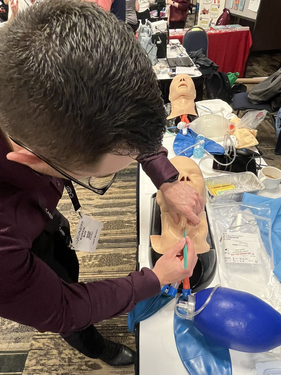 This was a weekend of firsts! I had an amazing experience at my first #caepconference and presented my first ever moderated poster. I also got to learn &amp; practice some essential #emergencymedicine skills. Huge thank you to my research supervisor <a href="/KaylaFurlong/">Kayla Furlong</a> for everything