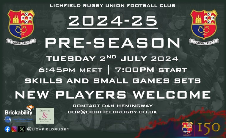 Lichfield Rugby Club tweet media