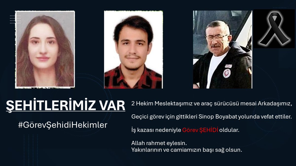 hemsirenizmheme's tweet photo. Çok üzgünüm. Gencecik insanlar , Allah ailelerine sabır versin. Başımız sağolsun 
#GörevŞehidiHekimler https://t.co/VRAGrO4I99