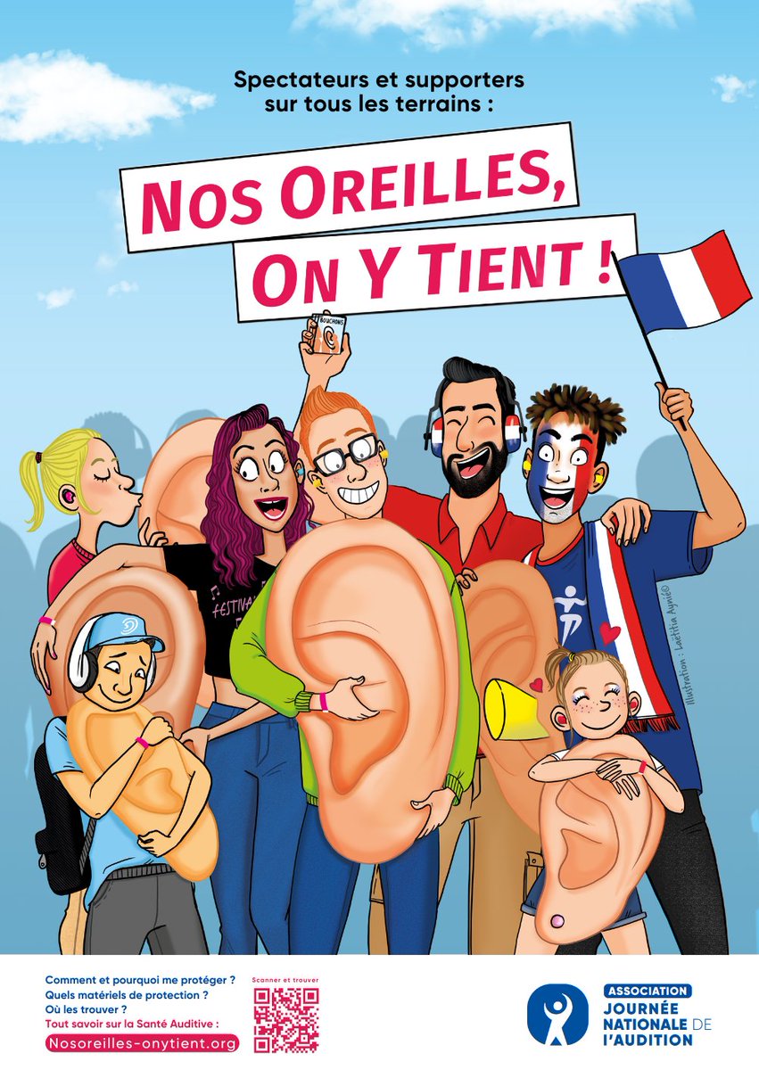 📢 Annonce de campagne : Protégez votre audition lors des événements festifs avec NOOYT. Les #JO, concerts et festivals sont des moments de joie, mais mettent en danger notre #santéauditive. L'Association appelle à une mobilisation pour des mesures de protection auditive.