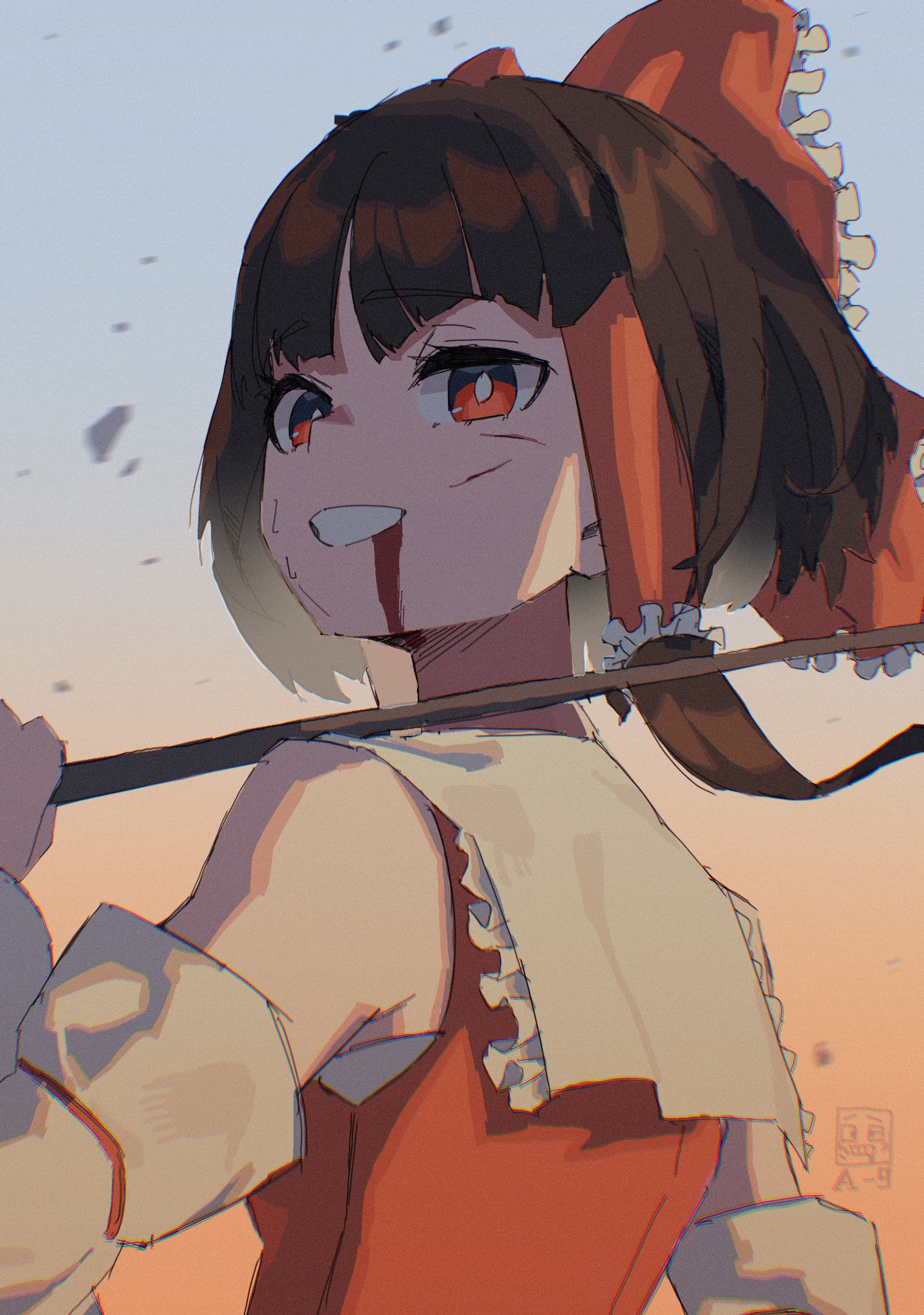A647 東方project 東方銀符律 レイム 博麗霊夢 TH-0455 這っ ぼし