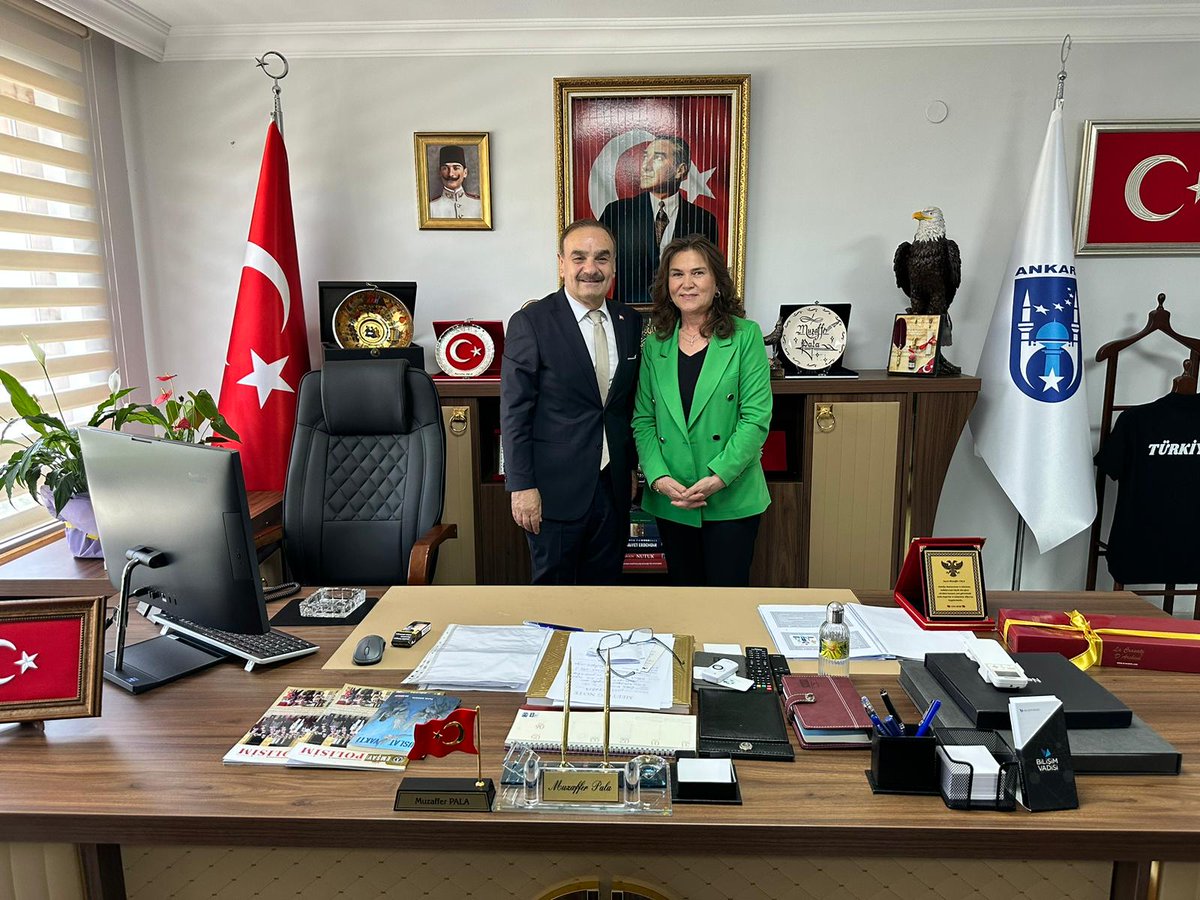 Mansur  Başkana Baş Danışman Olan Muzaffer Pala Başkanımıza Hayırlı Olsun Ziyareti;