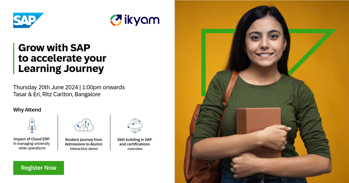 Ikyamsolutions's tweet image. Join us at the GROW with SAP Innovation Day for Education! 

Discover how SAP S/4HANA on Cloud is transforming education.

🗓️ June 20, 1:00 PM 📍 Ritz Carlton, Bangalore
Register now: events.sap.com/in/growwithsap…

#GrowWithSAP #EdTech #SAPEvents #EducationRevolution