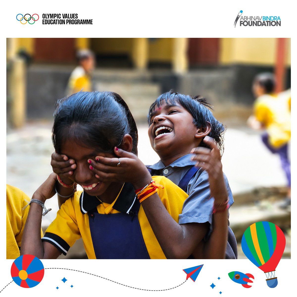 abfoundationind's tweet photo. we nurture young minds and build a better future through sports and games. Let's keep the spirit of play alive! 

#InternationalDayOfPlay #OlympicValues #PlayAndLearn #YouthEmpowerment #SportsForAll #FriendshipThroughPlay #ExcellenceInPlay #RespectInPlay https://t.co/Pz5lPGCNG3