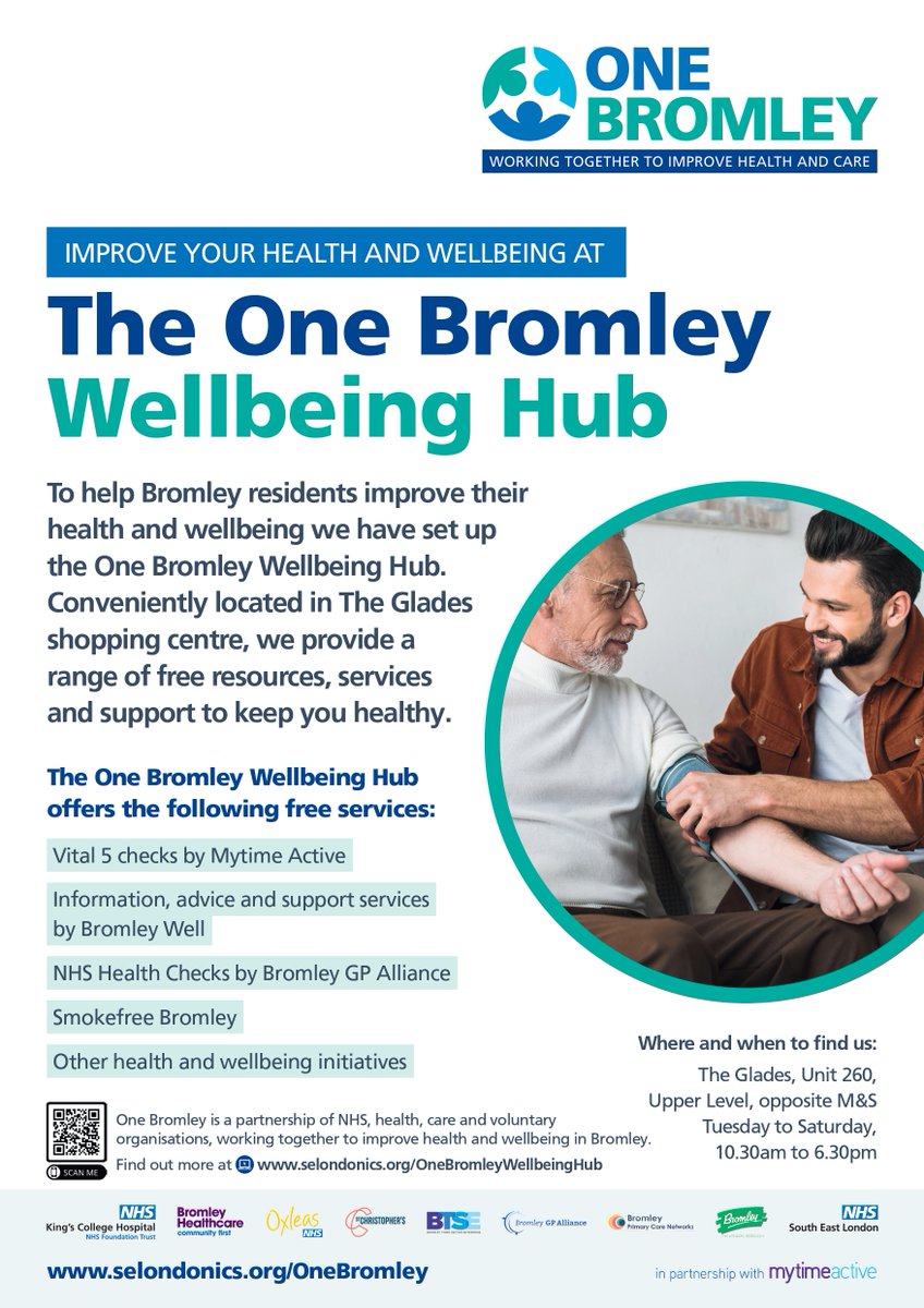 The One Bromley Wellbeing Hub is opening to the public today